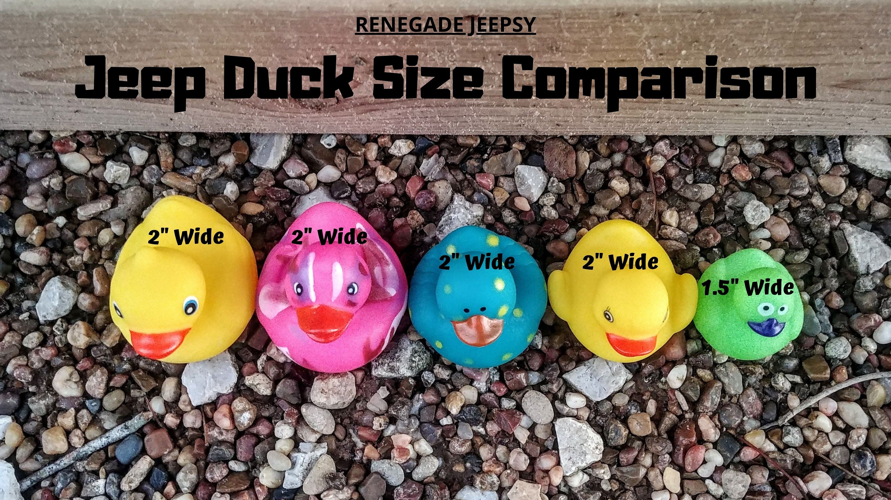 1.25 Inch MINI Patriotic Rubber Jeep Ducks 3 Colors for | Etsy
