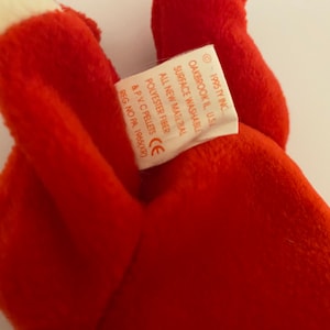1995 Snort TY beanie baby Style 4002Error tag image 4
