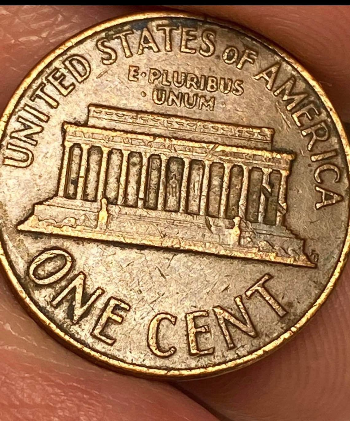 1964 error penny rare error coin Etsy