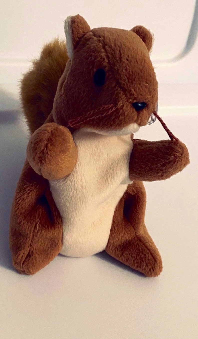 Extreme Rare Ty Nuts Original Beanie Baby 1996 Style 4114 Etsy