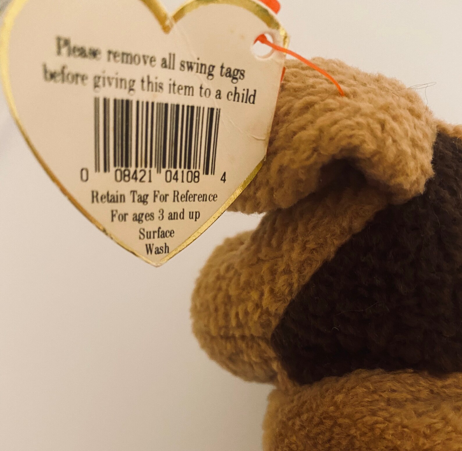 Ty Beanie Baby Tuffy Style 4181 Etsy