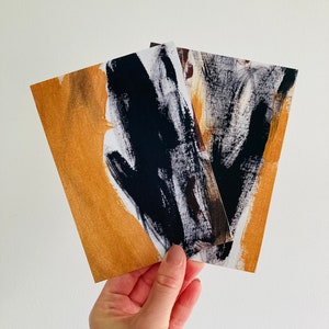 Abstract Art Postcards - Mini Art Prints - A6 - Set of 2 - Envelopes