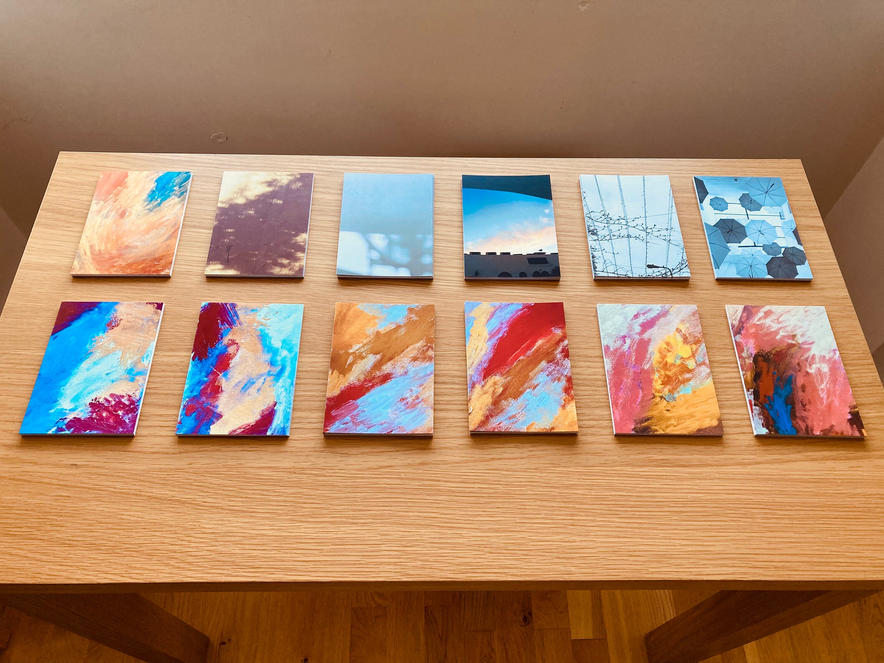 Abstract Art Postcards Mini Art Prints A6 Set of 2 Envelopes Etsy UK