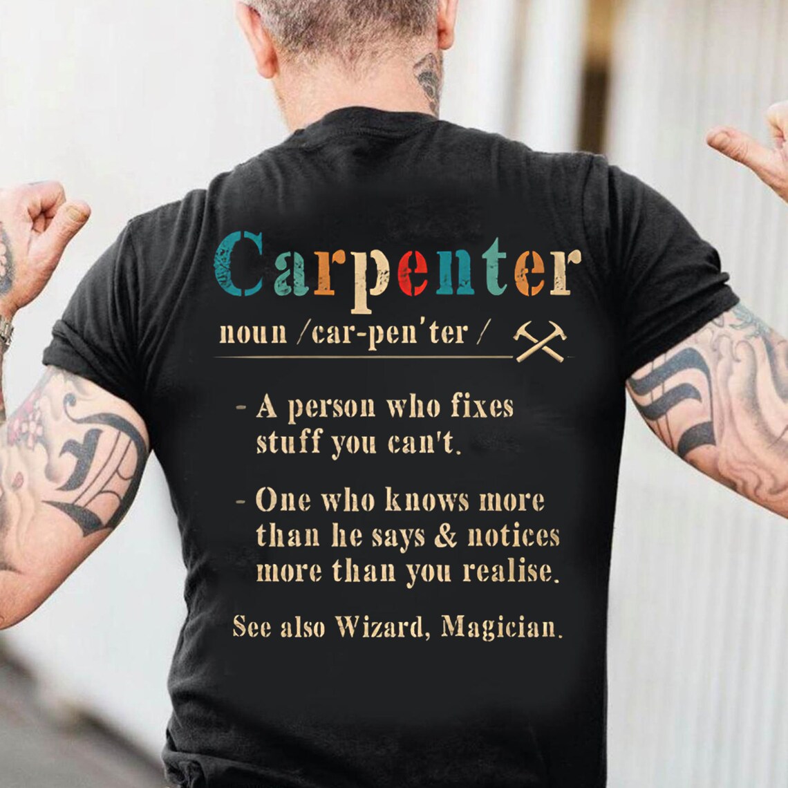 Carpenter Definition Shirt Woodworking Carpentry Shirt Etsy