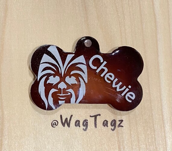 Chewbacca top dog tag