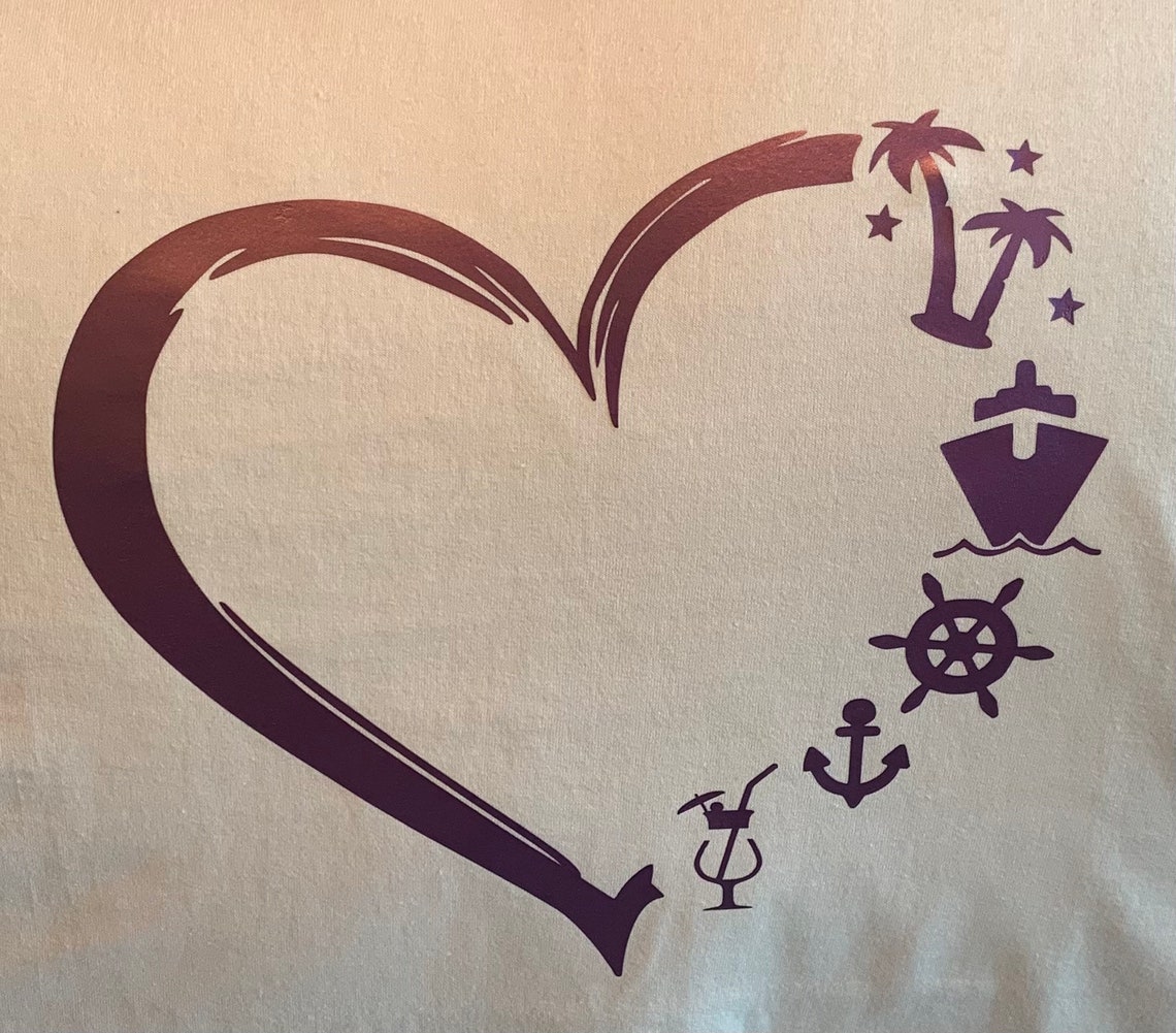 Heart Cruise Tshirt Etsy