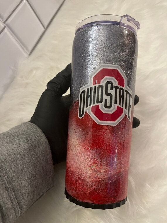 Ohio State Red 20oz Stainless Steel Insulated Tumbler. Vacuum