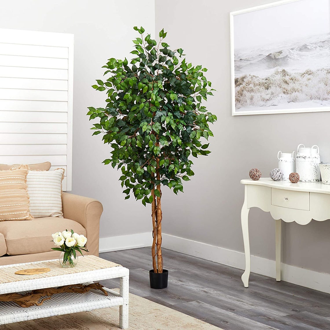6ft. Ficus Artificial Trees 72in Etsy