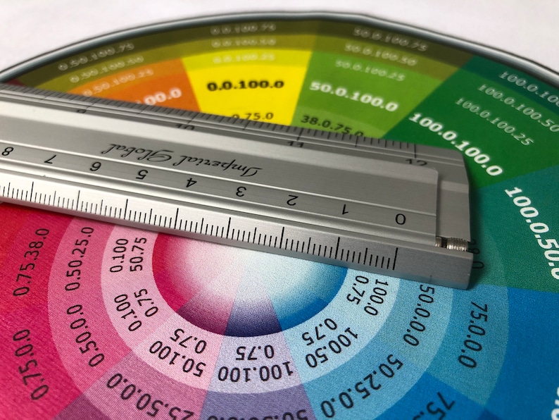 Tableau de test d'impression de roue de couleur CMJN auto-imprimable, téléchargement de fichier numérique uniquement pour les tests de couleur d'imprimante, imprimez votre propre roue de couleur image 3