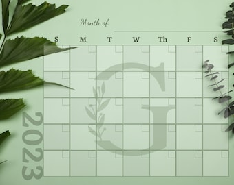2023 Calendar - Plant Theme 1