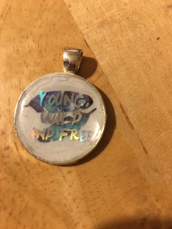 Young wild and free pendant necklace