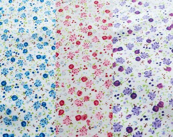 BUSY Polycotton Fabric FLORAL Purple Flowers Material Crafts METRE & HALF METRE BUSY Polycotton Fabric FLORAL Purple Flowers Material Crafts METRE & HALF METRE