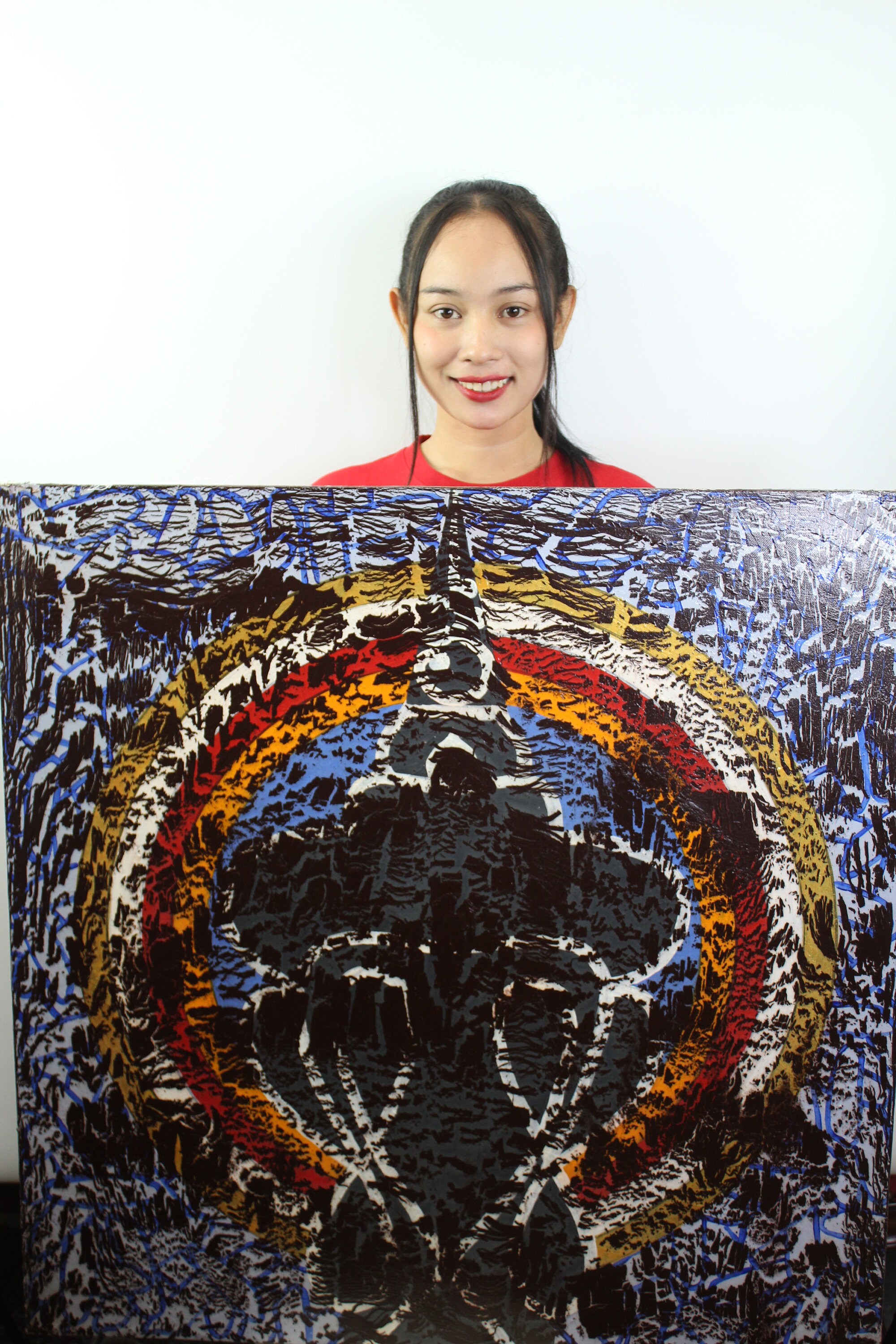 Tableau Happiness de L'spectacle L'or Blanc