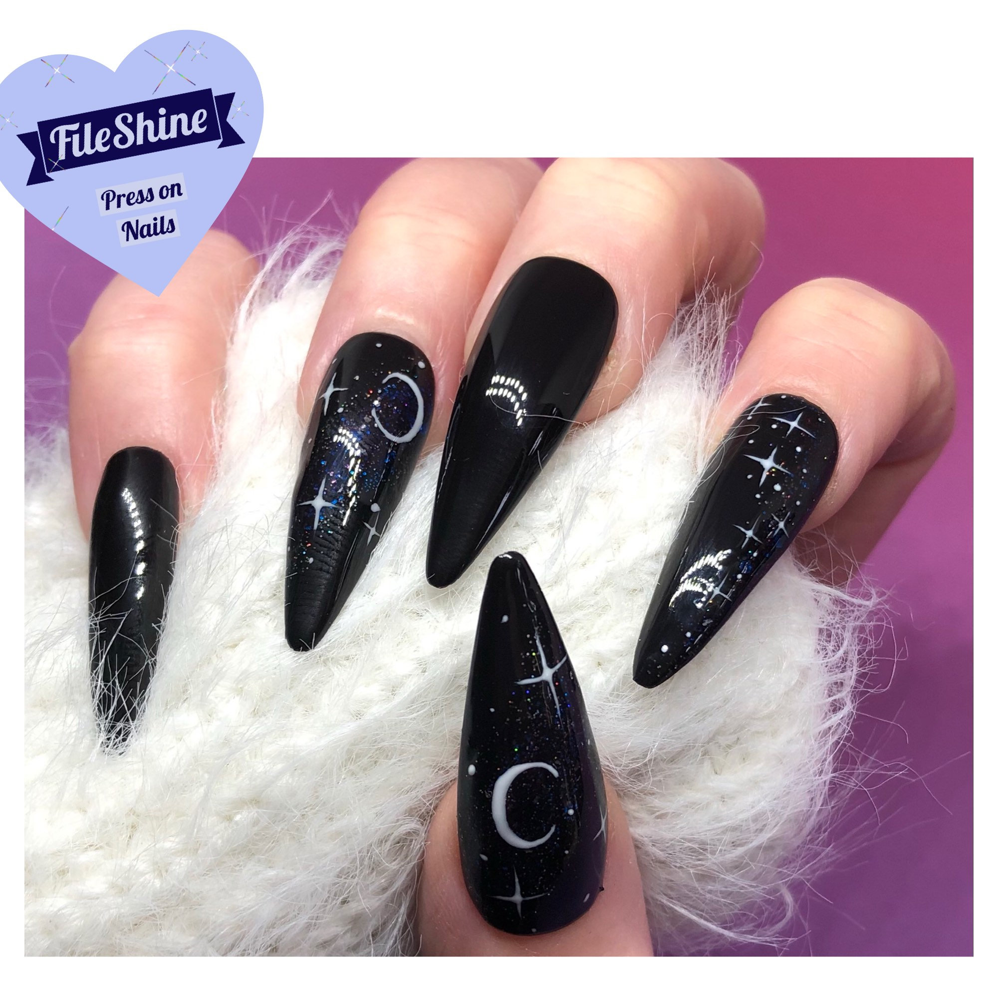 Jewelry & Beauty Hand Painted Press On Nails Custom Pride Flag False Nails Made In The UK Nail