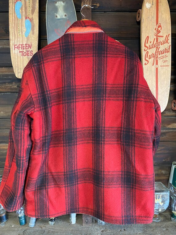 Vintage Woolrich Wool Flannel Hunting Jacket in R… - image 4