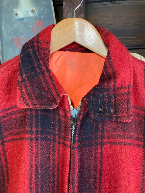 Vintage Woolrich Wool Flannel Hunting Jacket in R… - image 3