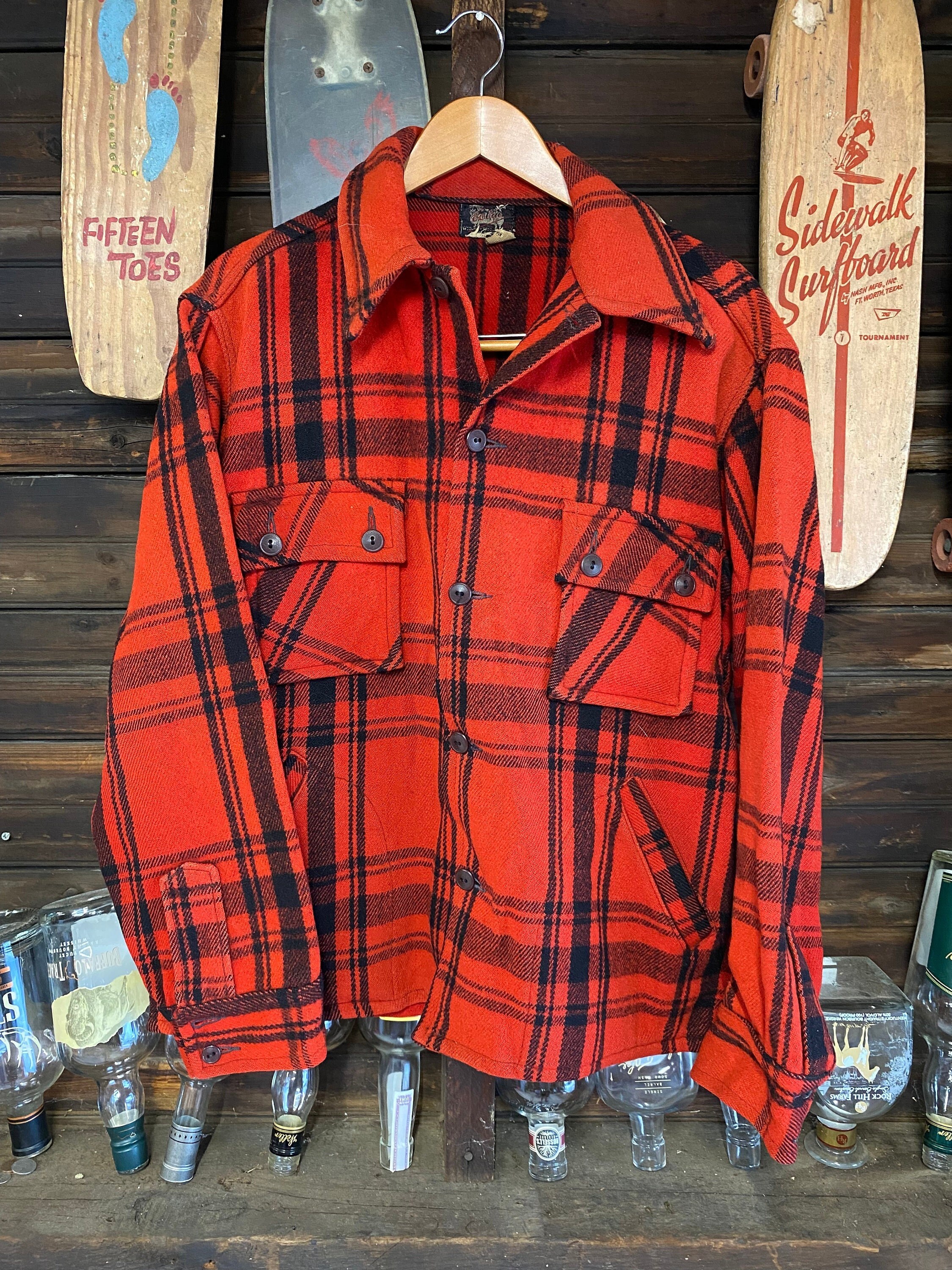 Woolrich Wool Flannel Shirt Jacket 