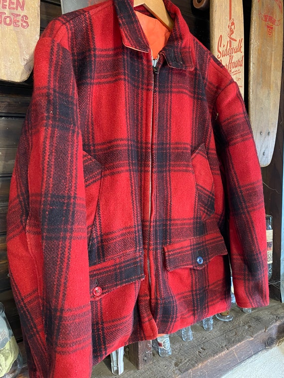 Vintage Woolrich Wool Flannel Hunting Jacket in R… - image 2