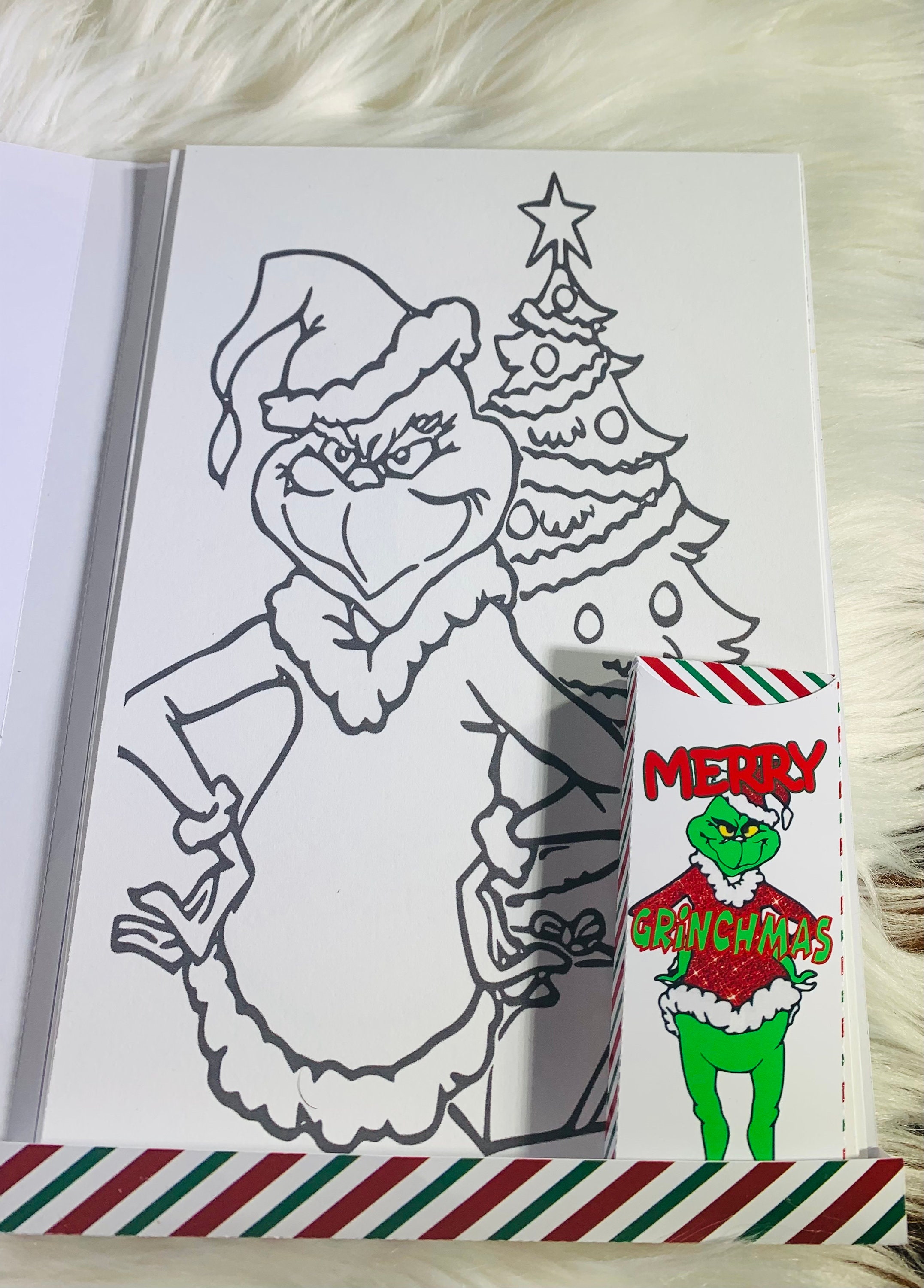 Grinch Paint/coloring Kit, Painting Pages, Coloring Kit, Coloring Pages ...