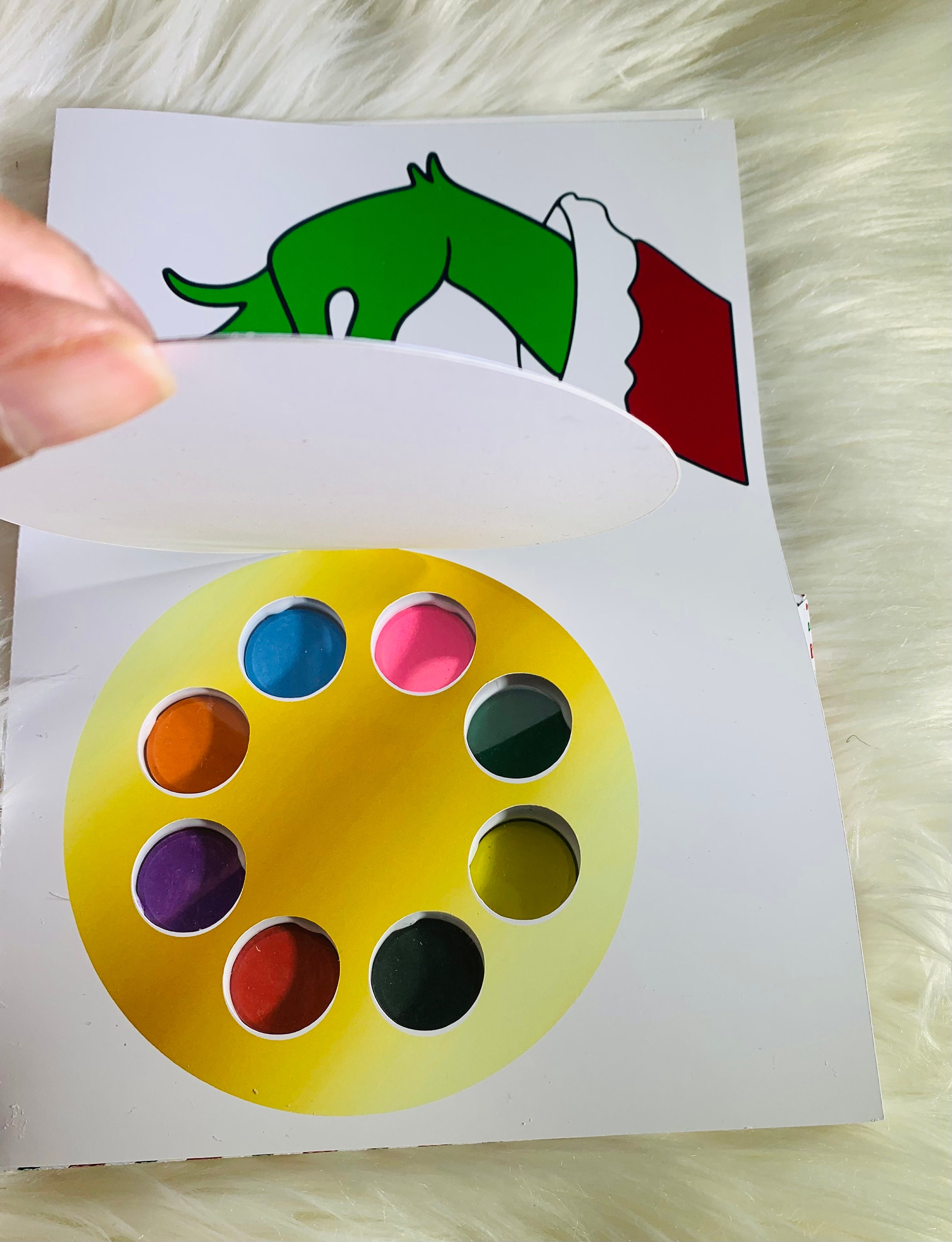 Grinch Paint/coloring Kit, Painting Pages, Coloring Kit, Coloring Pages ...