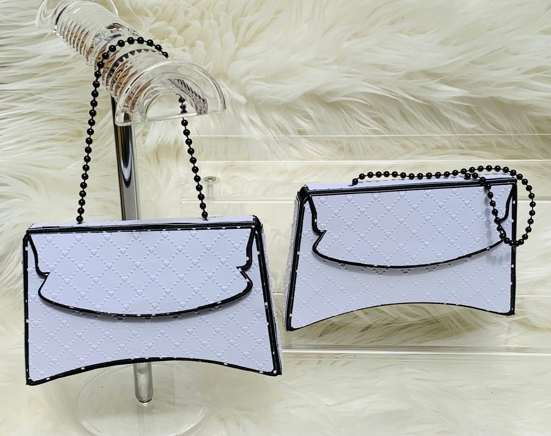 Kat Kit Handbag, Purse Template, Favor Box, PDF SVG, Cardstock Handbag