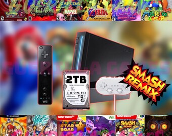 Mega Dark Edition xWii Bundle (2TB) w/ over 1,330 Wii & GC + WWare +13,000 Retro + ProjectM + Covers + 180 Rare/Special Titles - Level 2