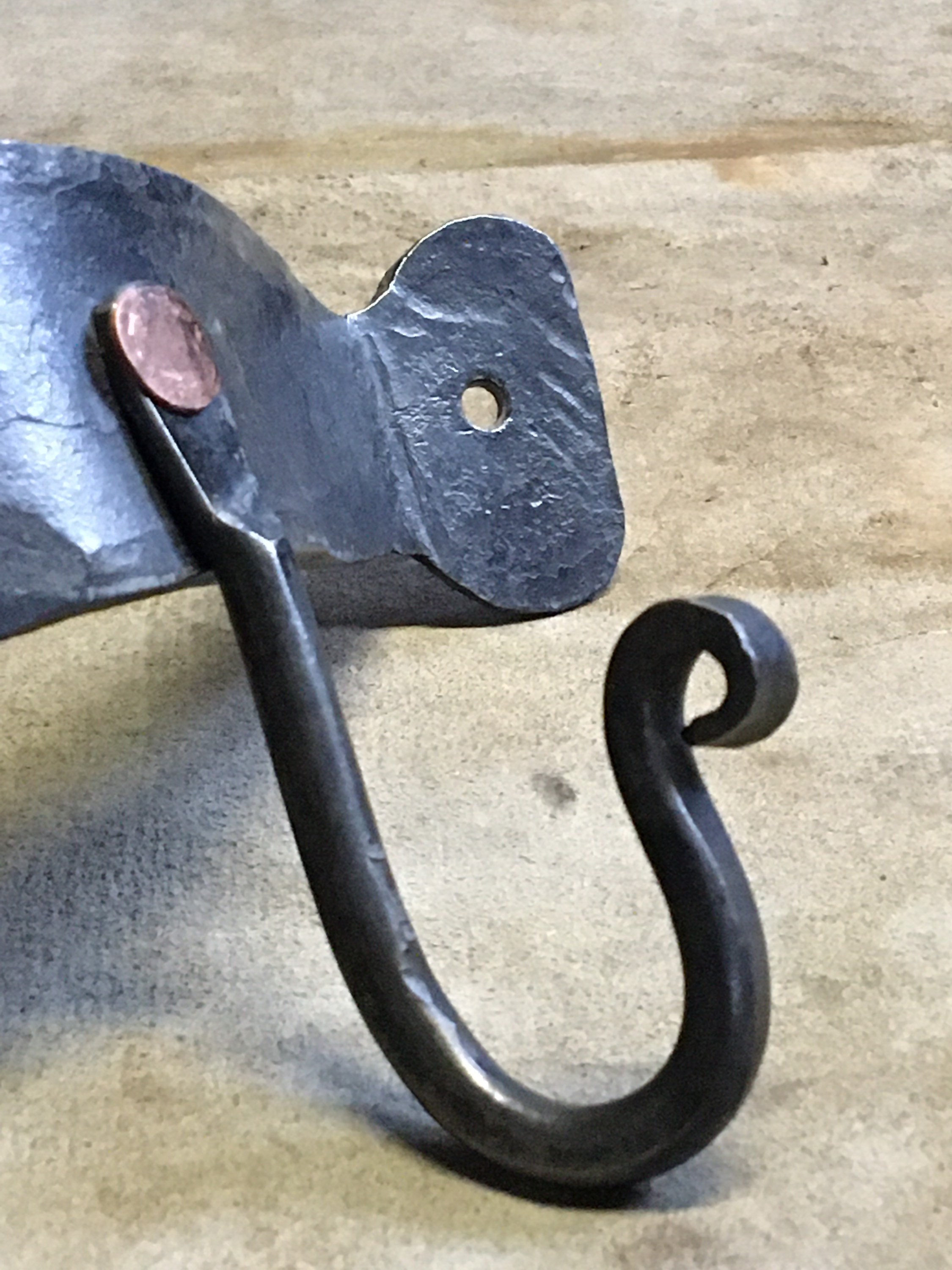 Hand coat rail hooks blacksmith hooks coat hooks Etsy.de