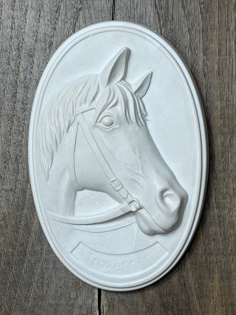 Trakehner , Plaster Plaque, Wall Art , Horse , Stables , Gift , Plaster