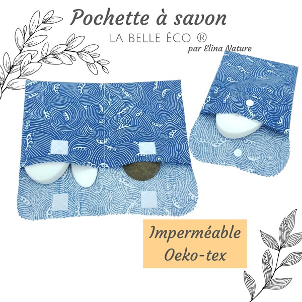 Pochette à savon imperméable étui pour transporter les savons savonnettes