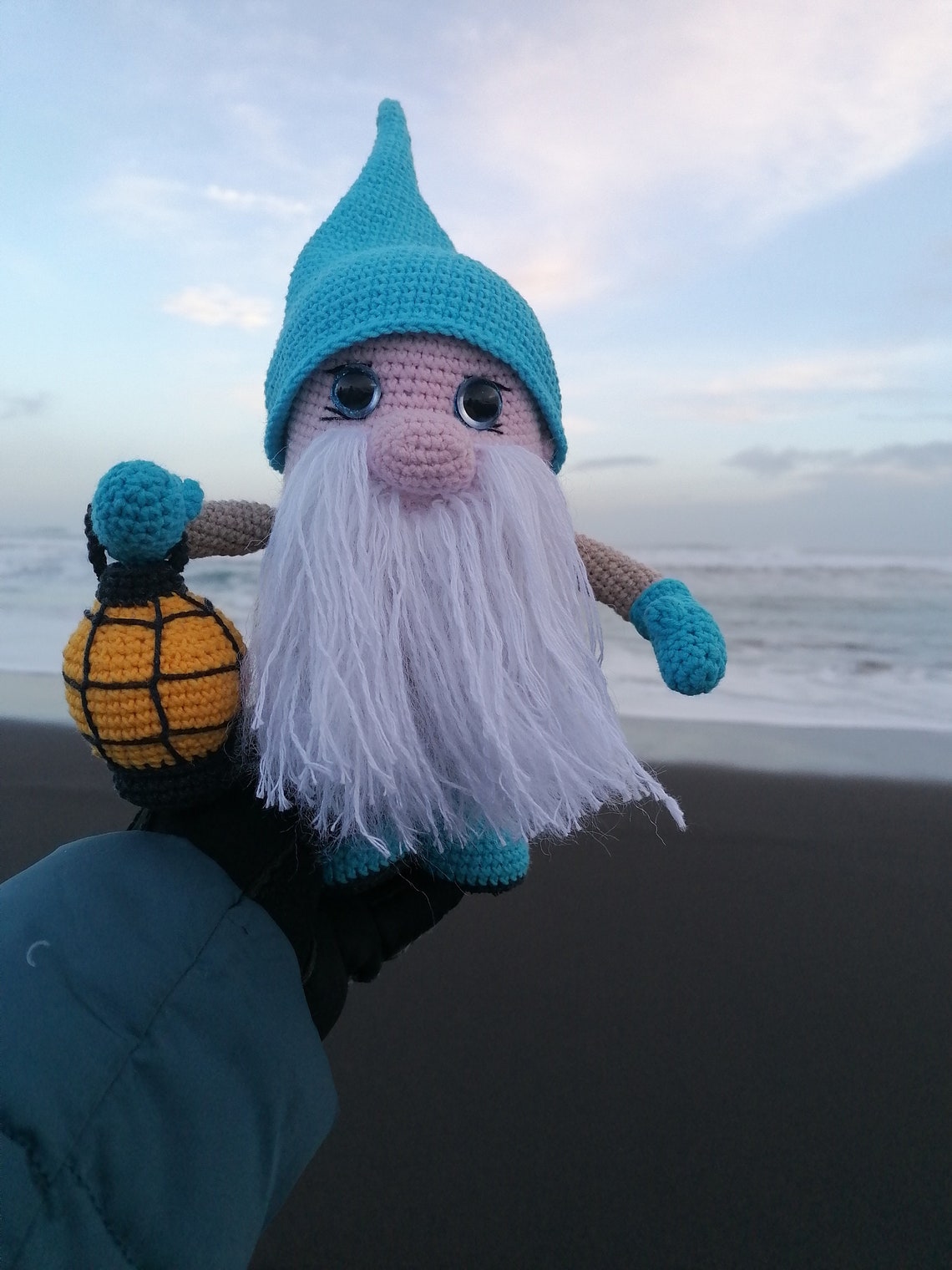 Gnome amigurumi knitted toy handmade crochet Etsy