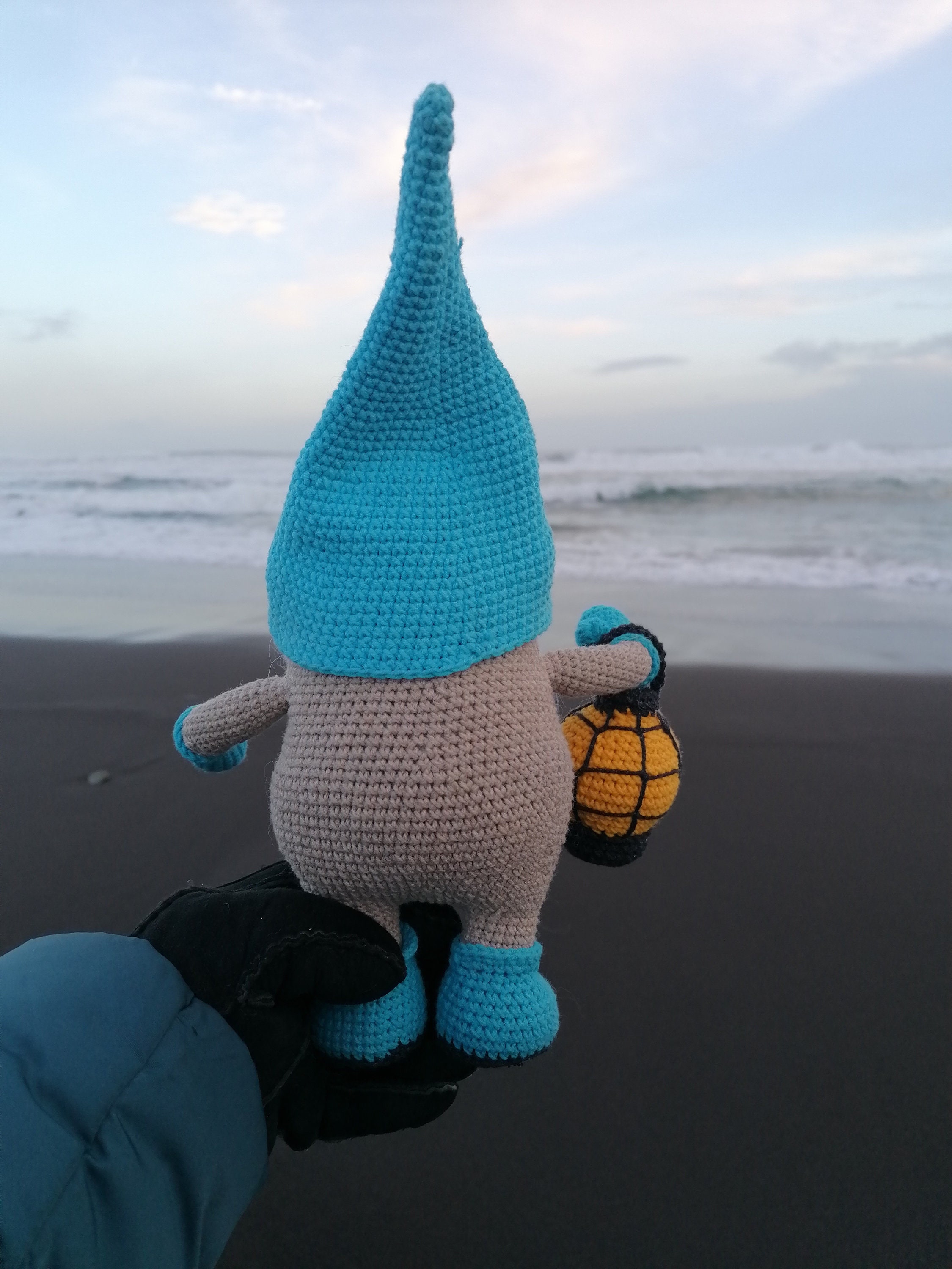 Gnome amigurumi knitted toy handmade crochet Etsy