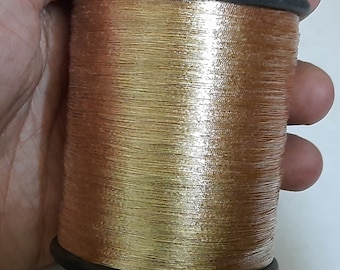 Bright Gold Zari Thread | Metallic Embroidery Floss, India
