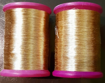 Gold Zari Metallic Thread | Fine Embroidery, Jewelry Making