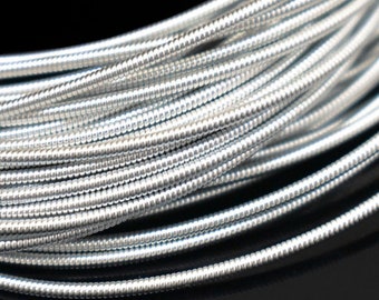 Silver French Wire | Metallic Embroidery Purl Pearl, 1mm (100 Grams)