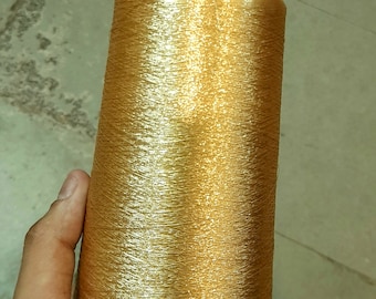 Hilo Zari Dorado / Hilo Metálico para Bordar, 2000 Metros