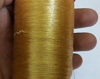 Gold Zari Metallic Thread | Zardozi Embroidery, Jewelry Making