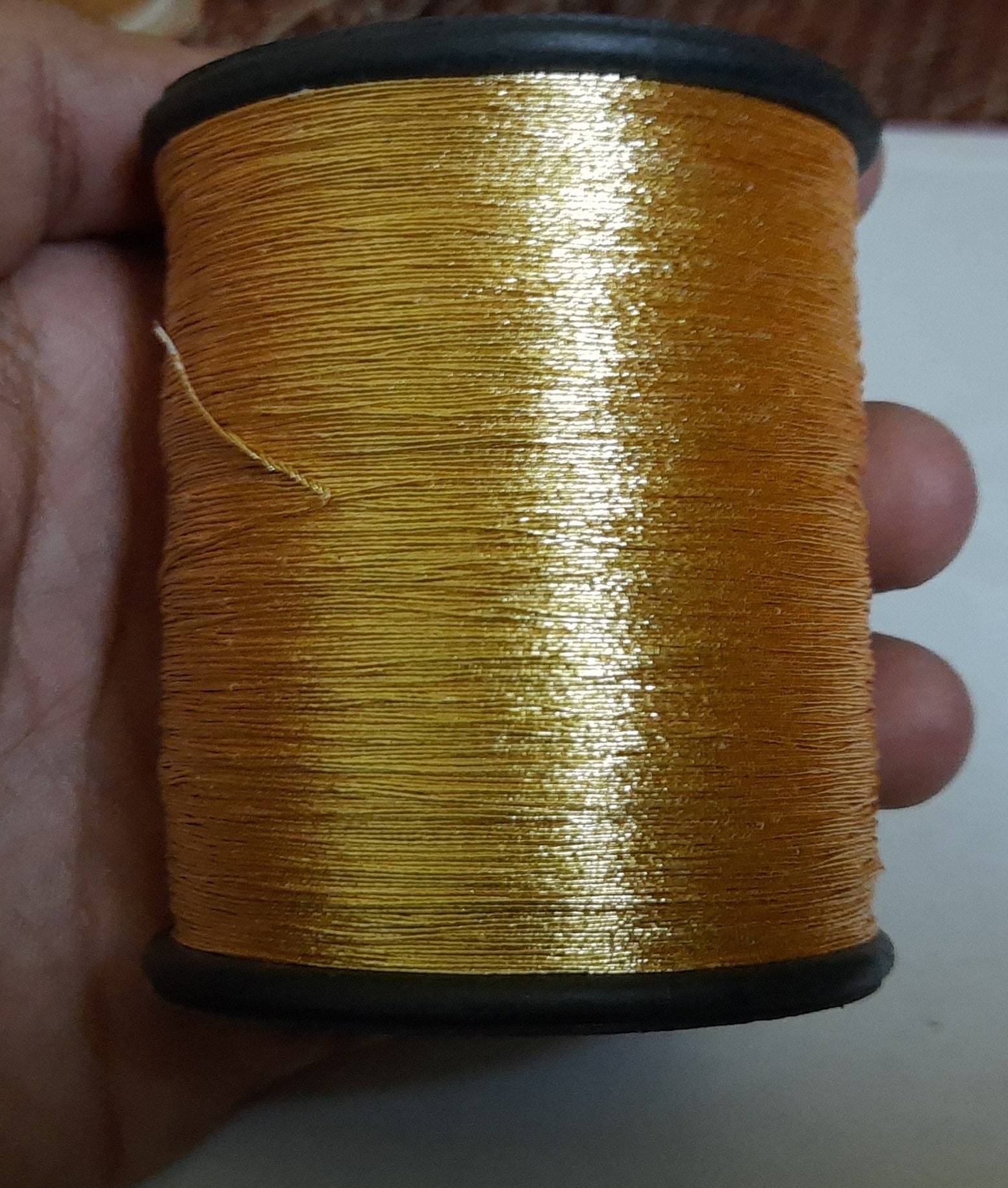 Gold Zari Metallic Thread-hand Machine Embroidery | Metallic