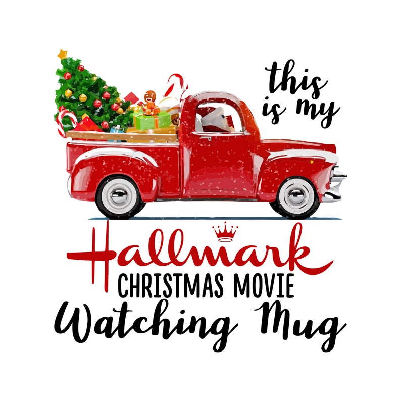 This is my Hallmark Christmas movie watching mug SVG Hallmark | Etsy