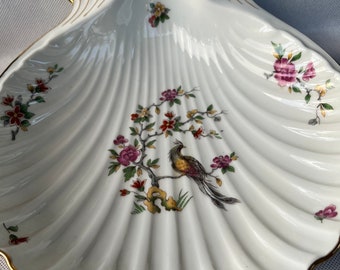 French Porcelain Shell Plate