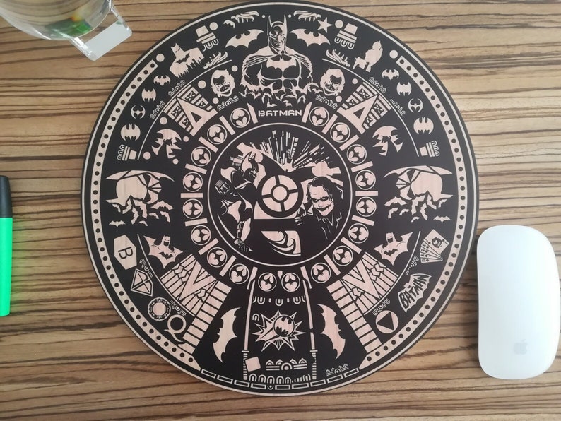 Batman Aztec Calendar V2. Vector Dxf Cdrsvg for CNC Etsy Ireland