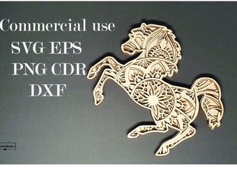 Download Mandala Horse Etsy