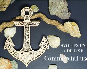 Download Mandala Anchor Svg Etsy