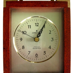 Junghans Astra 1980s Modernist Style Quartz Carriage Clock VERY RARE