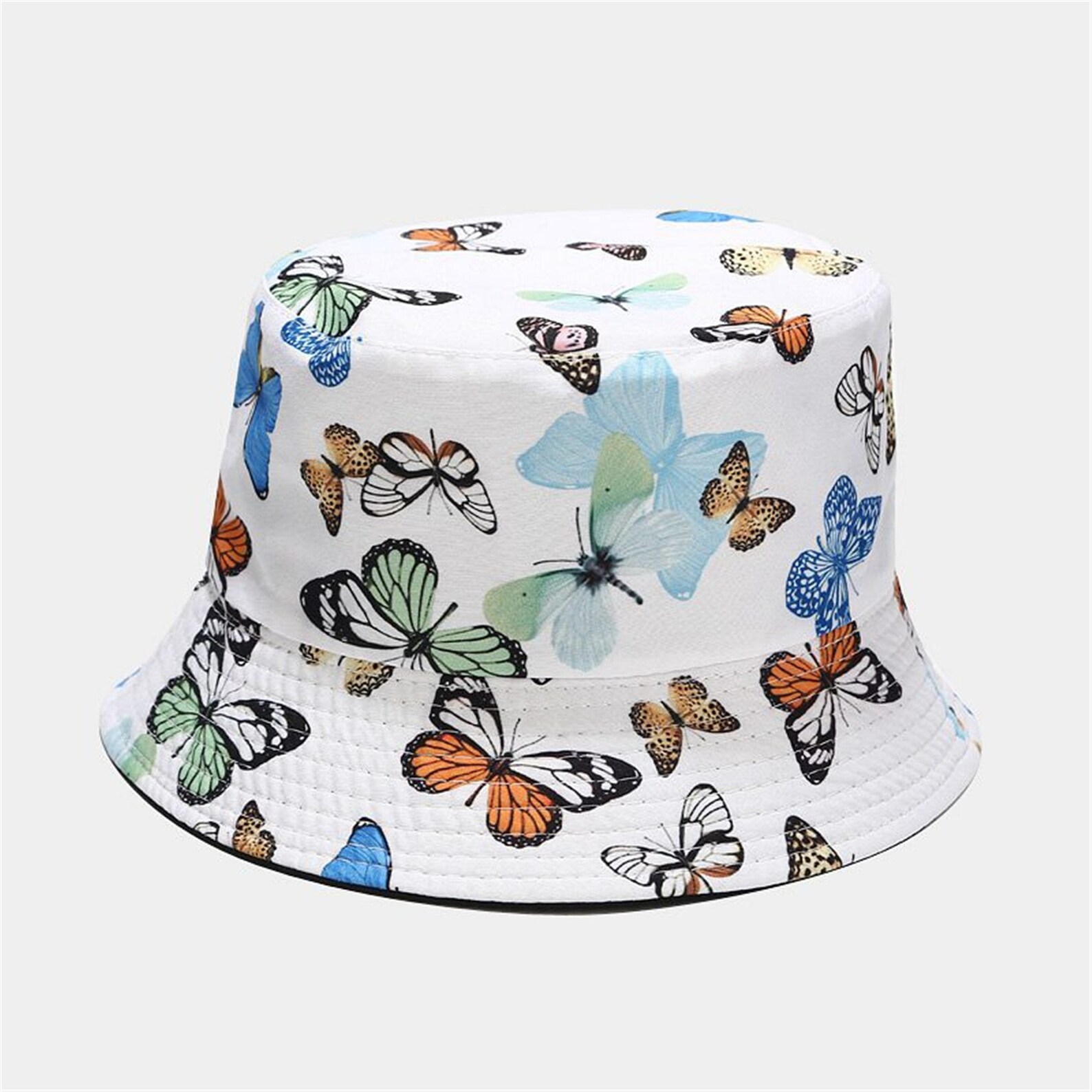 Butterfly Pattern Bucket Hat Butterfly Bucket Hat Winter Etsy
