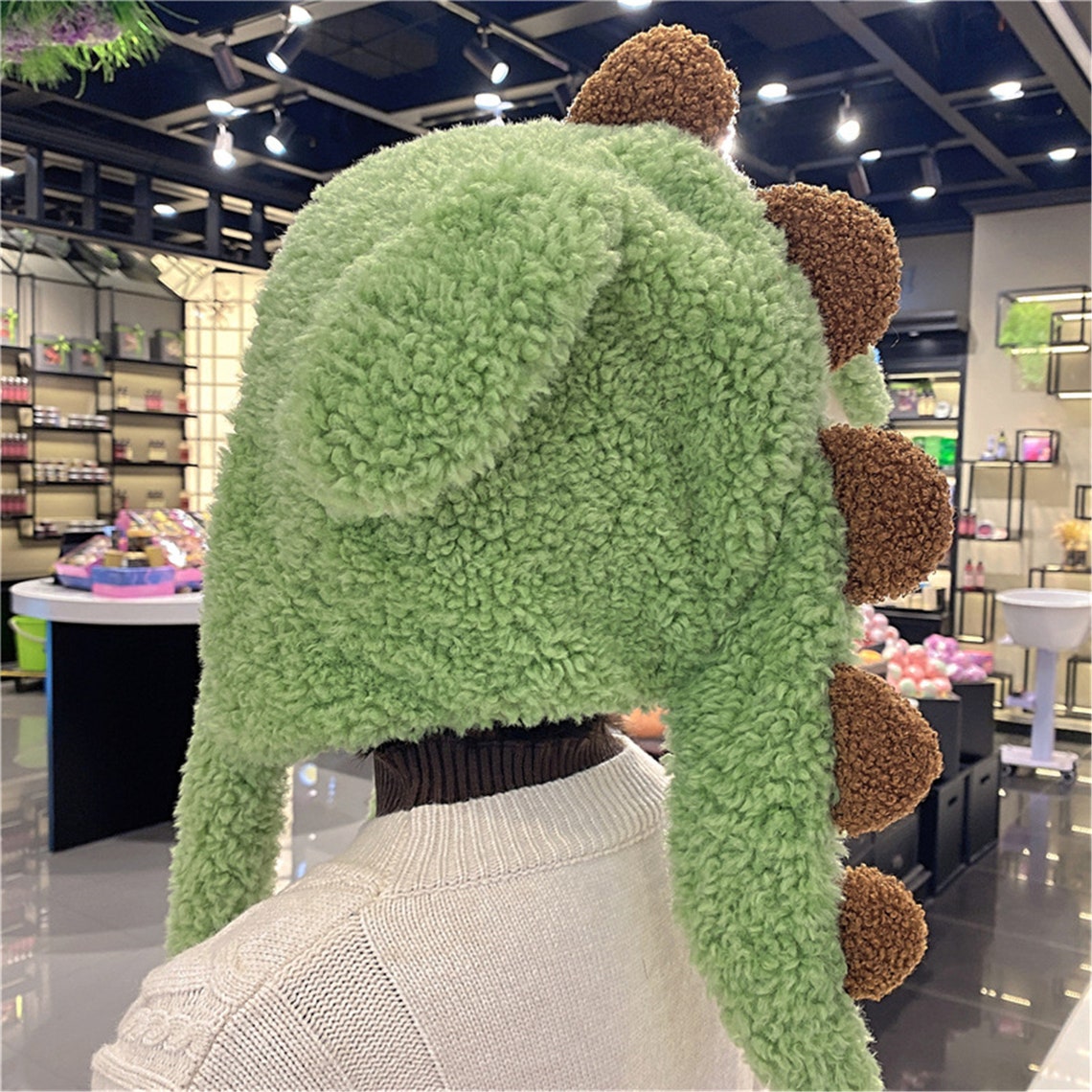 Cute Dinosaur Hat Women's Warm And Lovely Hat Winter Etsy