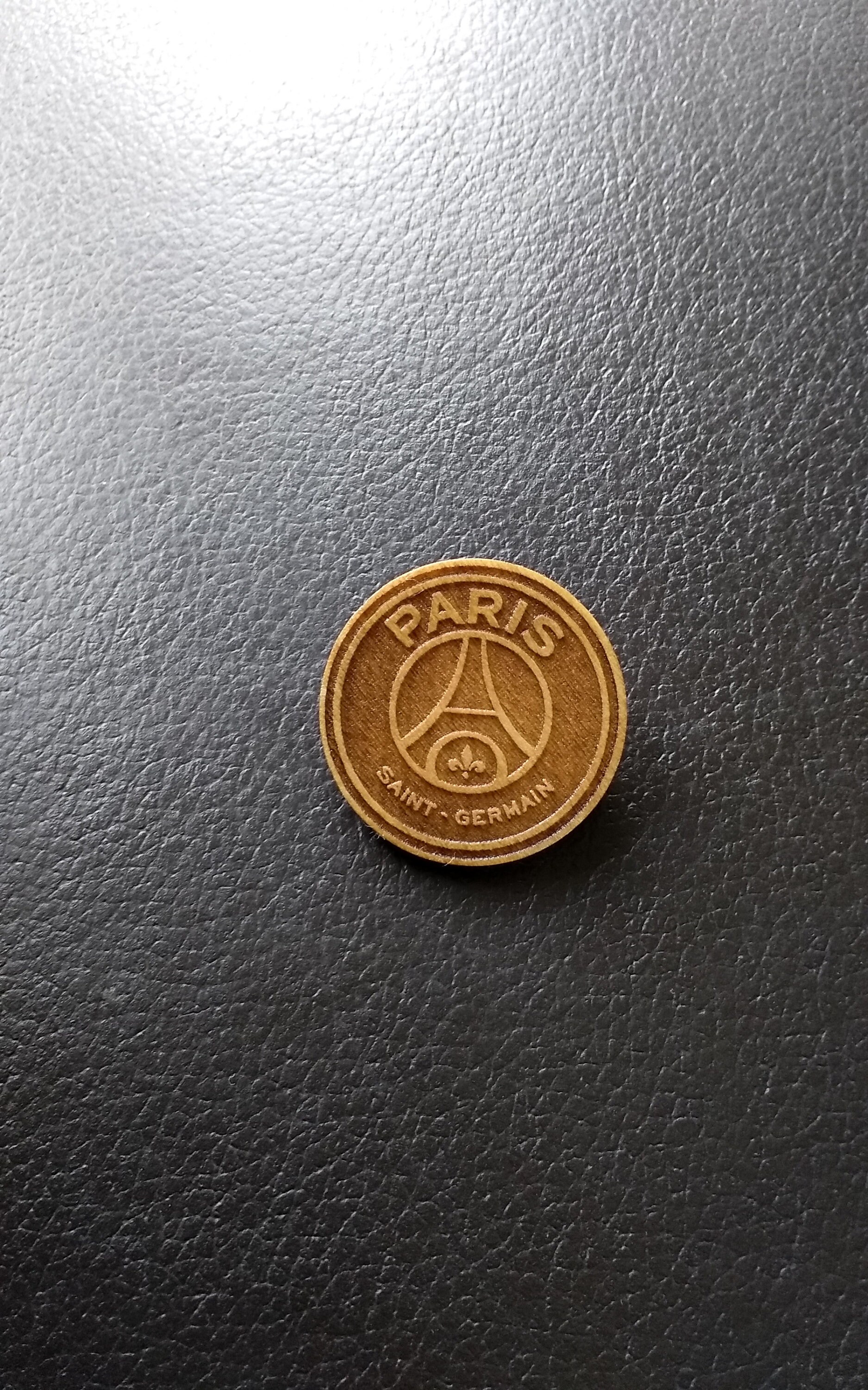 PSG Badge Pin's Broche Paris SaintGermain wooden  Etsy