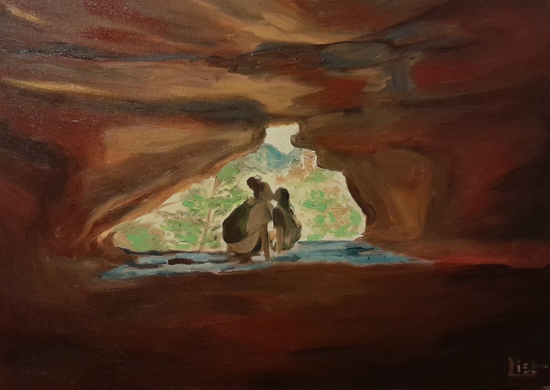 Custom Portrait Painting From Photo Oil Canvas Realistic Hand Painted