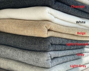 Beautiful and Soft Luxury wool Cashmere Wrap Natural Plain Unisex light weight cashmere scarf Ideal for Gifts