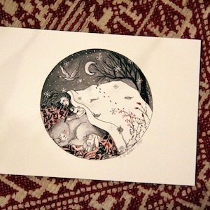 Carte postale hibernation