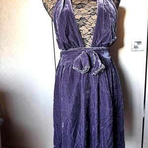 Handmade Lavender Satin and Embroidered Sash Y2k-Style Mermaidcore Y2K 90s Womens Lavender Satin Ruched Fairy Whimsigoth  main image 2